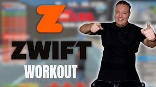 Zwift WORKOUT Mein intensives RennradTraining ZUHAUSE mit dem SMART TRAINER [upl. by Trinia]