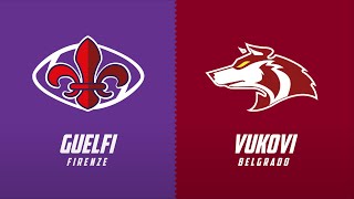 CEFL Guelfi Firenze vs Vukovi Beograd [upl. by Narad]