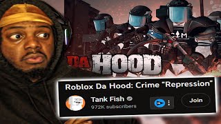 TANKFISH POLICE BRUTALITY  Roblox Da Hood Crime quotRepressionquot REACTION [upl. by Aidnac]