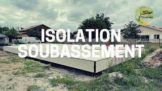 Construction Maison Ossature Bois  Comment isoler et étanchéifier un soubassement [upl. by Losiram]