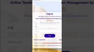 How to Apply NCTE OTPRMS Certificate Online shorts ncte otprms [upl. by Aicala]