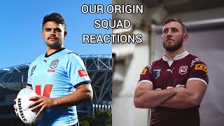 Our STATE OF ORIGIN Game II Squad Reactions  The Drive Ep 14 [upl. by Lotty]