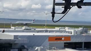 China Eastern Airlines Flight MU731 From Hangzhou Lands At Auckland International Airport In NZ [upl. by Enymsaj]