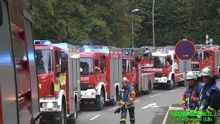 FEUERALARM IN KLINIK  Großeinsatz der Feuerwehren  RETTUNG EVAKUIERUNG SUCHE  Ü [upl. by Freda]