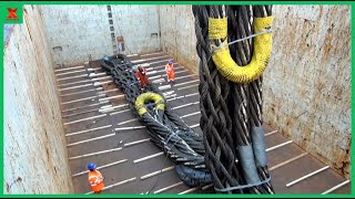 Fabrication Process Of cablelaid slings by wire rope with a gigantic length amp biggest diameter [upl. by Arodaeht45]