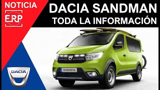 DACIA SANDMAN  La furgoneta camperizada low cost  Toda la información [upl. by Verner517]