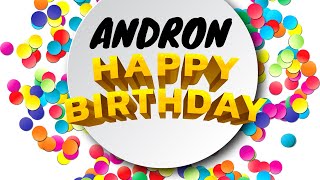 Adron Happy birthday SongHappy birthday to you Adron SongAdron Happy birthday whats Status🎈🎉🎁🎊✨🎂 [upl. by Sharl]