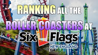 Ranking All The Roller Coasters At Six Flags New England Agawam MA [upl. by Hertzog]