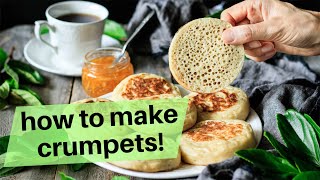 Easy English Crumpets Recipe [upl. by Nerte]