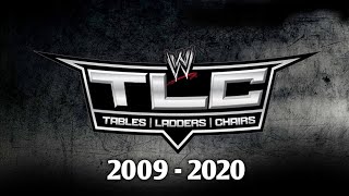 All Of WWE TLC PPV Main Events Match Card Compilation 2009  2020 [upl. by Cornell789]