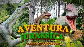 Parque dos dinossauros Balneário CamboriúSC Aventura jurássica [upl. by Eirhtug276]