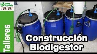 Taller de CONSTRUCCIÓN 🛠️ de un BIODIGESTOR CASERO para biopreparados 💦🌱 [upl. by Aicinod]