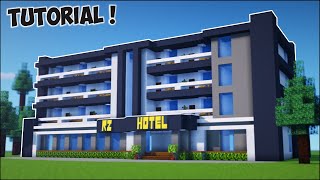 Cara Membuat Hotel Mewah amp Modern di Minecraft   Minecraft Modern Pt33 [upl. by Nikal470]