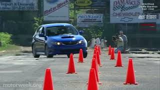 Motorweek 2008 Subaru Impreza WRX Road Test [upl. by Nanon]