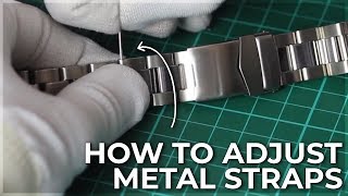 How to adjust Metal Watch Straps [upl. by Klotz]