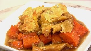 Sweet Potato COBBLER A Decadent but Easy Dessert  Cooking With Carolyn [upl. by Anayit]