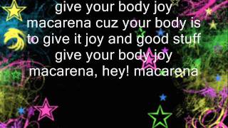 macarena english lyrics [upl. by Bohs]