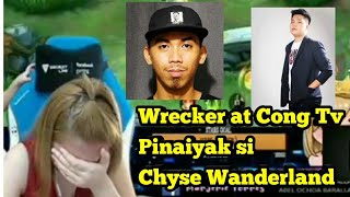 Chyse Wonderland Humagulgol ng tulungan ni Cong TV Ghost Wrecker at kapwa streamer [upl. by Adidnere]