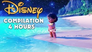 ❤ 4 HOURS ❤ Disney Lullabies Compilation for Babies to go to Sleep to [upl. by Nahshun]