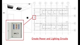 ELECTRICAL SYSTEMS  CREATING LIGHTING CIRCUITS Revit Tutorial [upl. by Callida356]