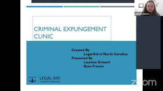 Criminal Expungement Clinic [upl. by Eelirem]