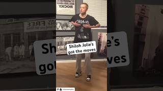 Shiloh Jolie dancing Video via Kolanie Marks angelinajolie bradpitt shilohjoliepitt [upl. by Eldora]