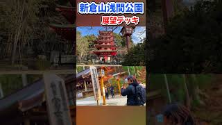 新倉富士浅間公園展望デッキ Mt Fuji Arakura Sengen Shrine [upl. by Mackler]