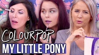 Unboxing ColourPop x MY LITTLE PONY Makeup Collection Beauty Break [upl. by Phelps]