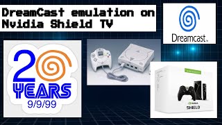 Dreamcast emulation on Nvidia Shield  20 years of Dreamcast celebration [upl. by Osher]