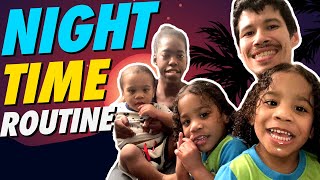 NIGHTTIME ROUTINE W THREE KIDS  TWIN PRESCHOOLERS  TODDLER [upl. by Beshore29]