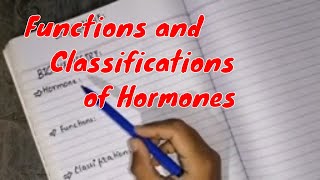 Hormones functions and classification of hormones basics [upl. by Bilow]