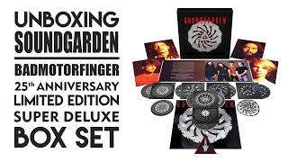 Soundgarden Badmotorfinger 25th Anniversary Box Set Unboxing [upl. by Rosetta556]