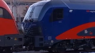 Der neue NIGHTJET ist am Innsbrucker Westbhf [upl. by Ahsinrats527]