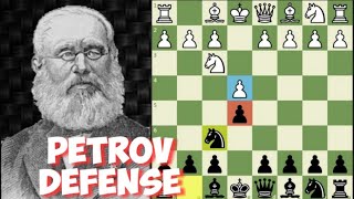 How to Play Petrov Defense Russian Defense  Best Chess Openings for Black [upl. by Gael]