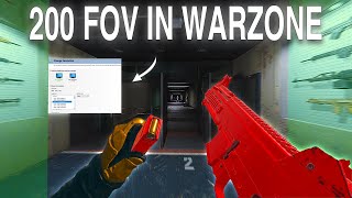 How to Get 200 FOV in Warzone Might Work on Console [upl. by Bayless]