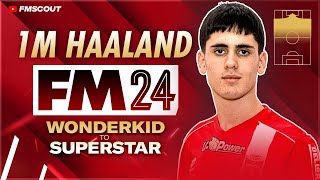 The 1M Haaland Is UNSTOPPABLE In FM24  Football Manager 2024 Wonderkids to Superstar [upl. by Ayanej]