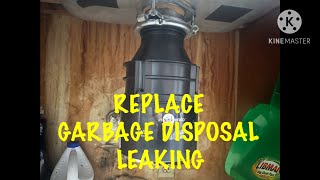 REPLACE GARBAGE DISPOSESAL LEAKING [upl. by Chaffin]