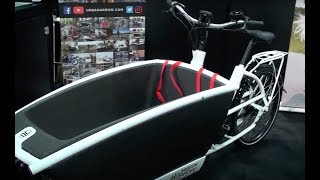 2018 Urban Arrow Modular Electric Cargo Bikes  Electric Bike Report [upl. by Ahsiuqal]