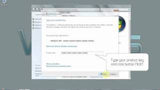 Windows 7 Ultimate 64 bit  How to change Windows 7 product key  wwwvid4us [upl. by Jahdol]