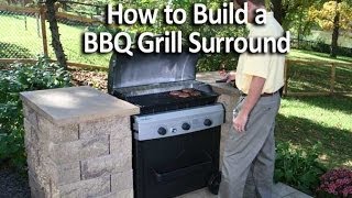 How to Build an Outdoor Kitchen or BBQ Grill Surround [upl. by Danforth]