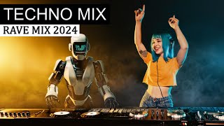 TECHNO RAVE MIX  Bigroom Techno amp Electro Festival Music 2024 [upl. by Wonacott]