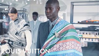 Mens FallWinter 2021 Behind the Scenes with Virgil Abloh – Part 2  LOUIS VUITTON [upl. by Enelav3]