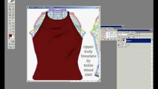 Second Life Clothing Tutorial Wrinkles Shading and Texture pt 1 [upl. by Berard]