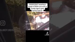 Not my video but i thought it was funny Instant karma 😂 foryou kamalaharris trump jdvance [upl. by Ardnola279]