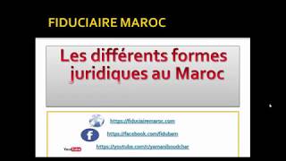 Les formes juridiques dentreprises au Maroc  Personne physique [upl. by Ssitruc]