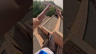 Leg Day💯 parkour freerunning spidermanparkour rooftop jump [upl. by Edmanda238]