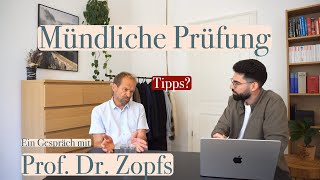 Tipps für die Mündliche Prüfung von Prof Dr Jan Zopfs  Jurastudium [upl. by Aurelia215]