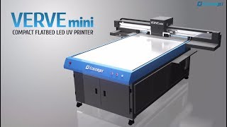 Versatile Flatbed LED UV Printer  Verve Mini  Mobile Cover Phone Case Printing Machine [upl. by Elleinaj]