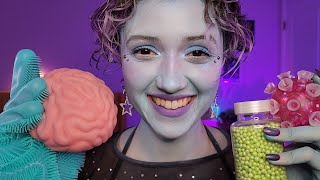 ASMR Alien Probes Massages amp Smoothes Your Brain 🧠 layered sounds personal attention [upl. by Acilef824]