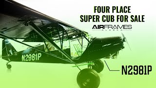 Four Place Super Cub For Sale N2981P [upl. by Rollecnahc]